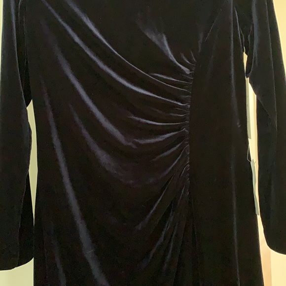 Harper Rose Ruched Velvet Sheath Dress NWT - Picture 4 of 11